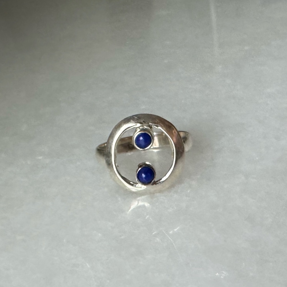 NWOT Sundance Ocean Droplets Ring, Lapis Lazuli, Sterling Silver